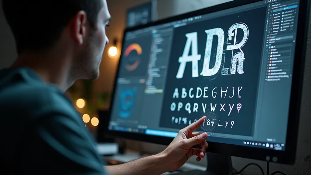 Font design process