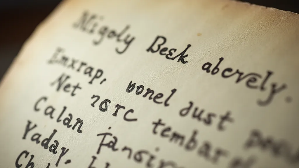 Handwritten letter on Olivetti Lettera 22