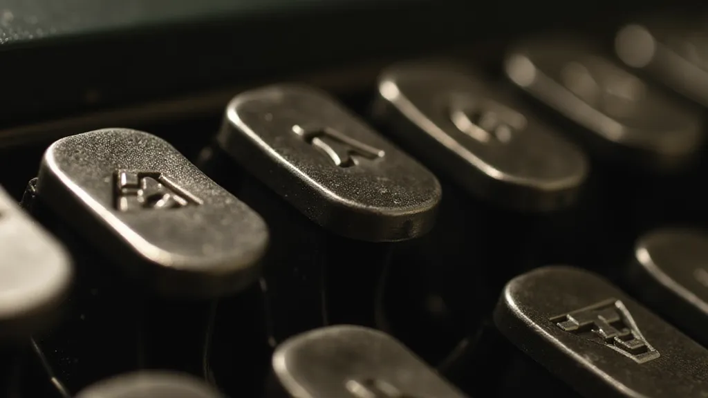 Olivetti typewriter type slugs