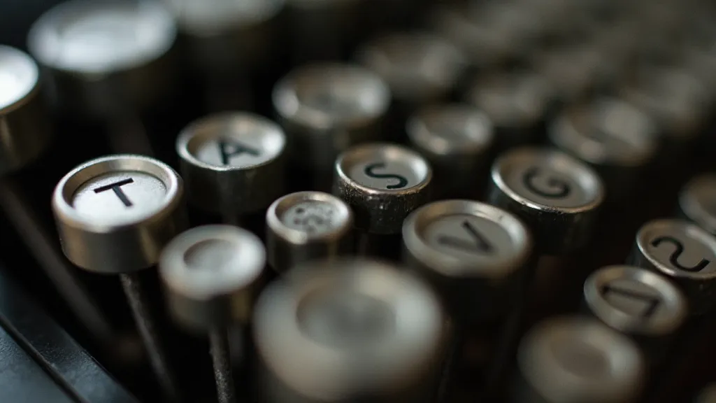 Typewriter typeface character macro