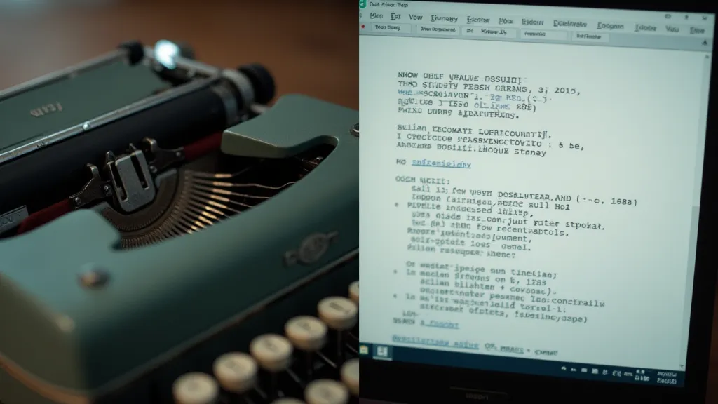 Connecting vintage typewriter to digital typography