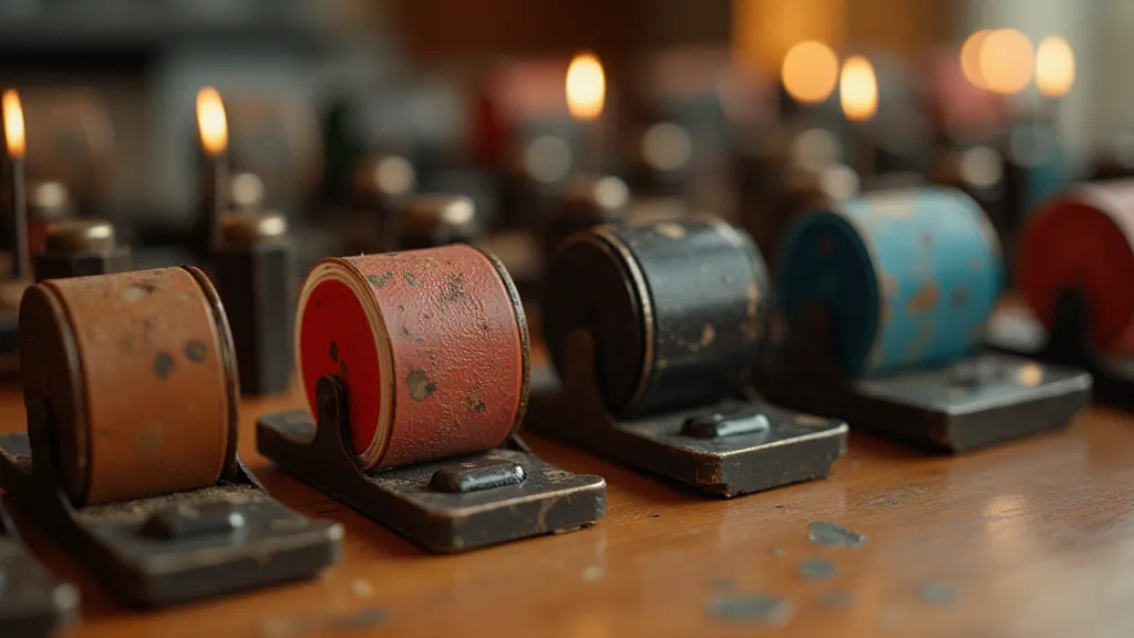 A collection of vintage typewriter ribbons