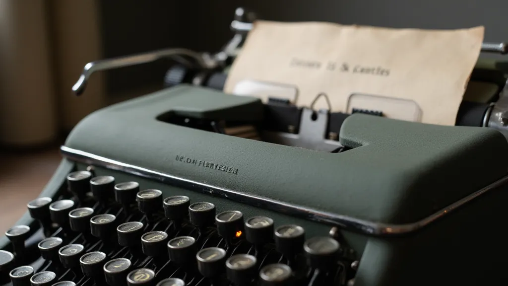 Vintage Underwood typewriter