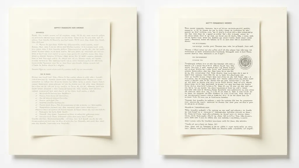 Comparison of Digital Font and Typewritten Text