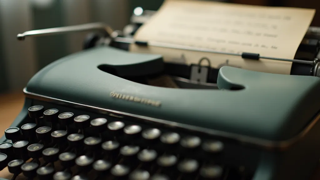Vintage Underwood typewriter