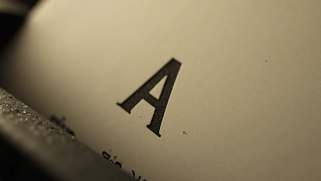 Typewriter platen impression