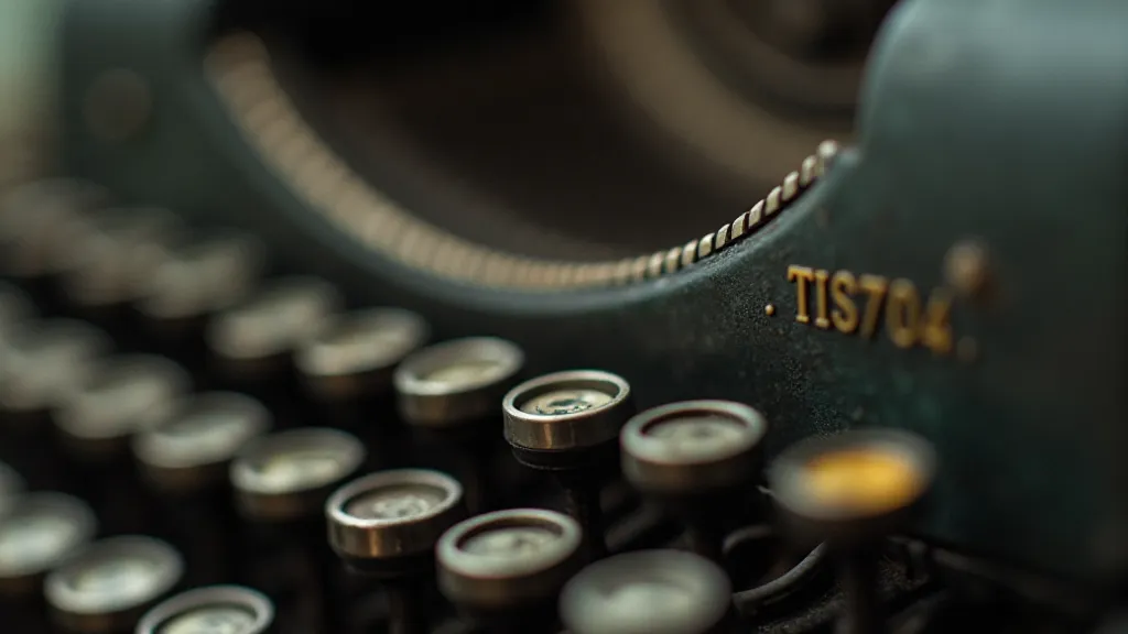 Underwood typewriter typeface slug