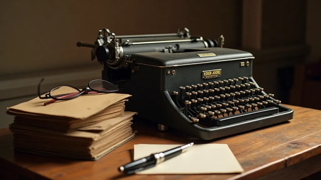 Vintage Writing Still Life
